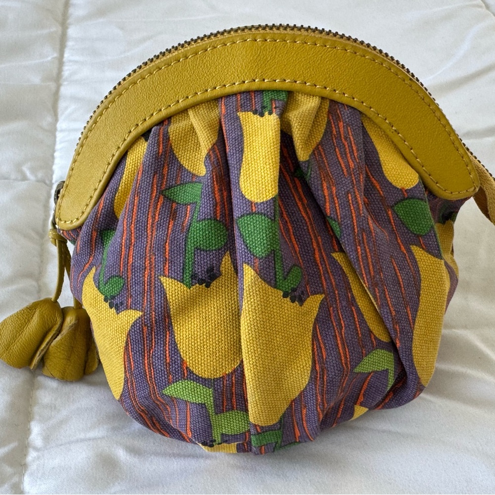 Anthropologie Lucky Penny Floral Clutch bag